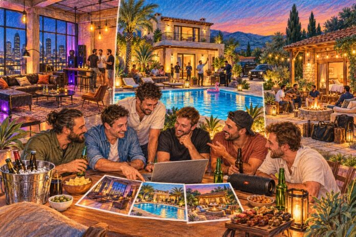 מסיבת רווקים התמונה נוצרה באמצעות בינה מלאכותית